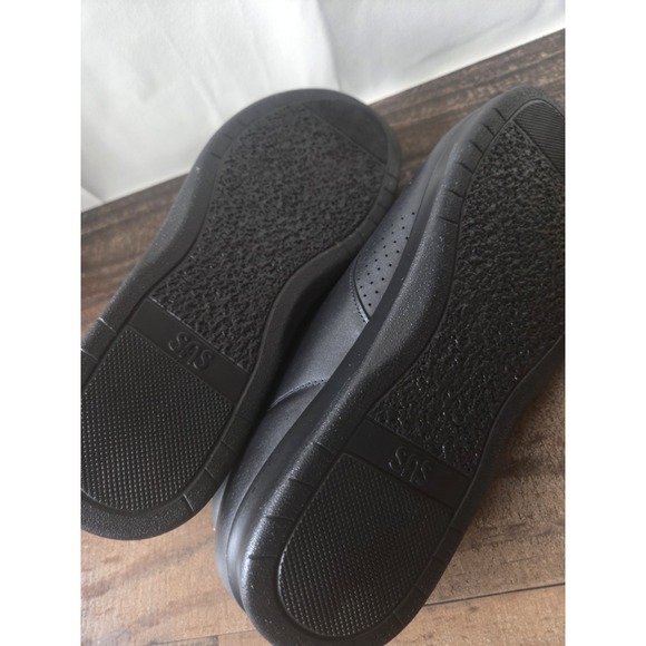 SAS Free Time Shoes Black Leather Made In USA. Womens Sz 11 W - Picture 8 of 8